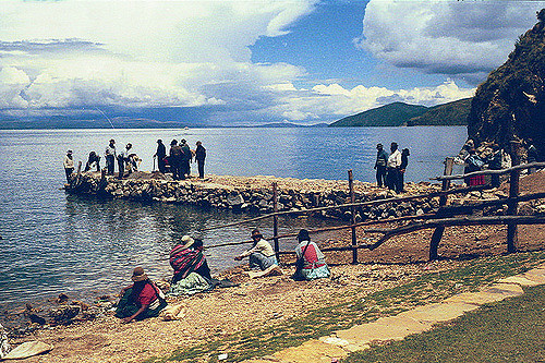isla del sol sur le lac titicaca en Bolivie
