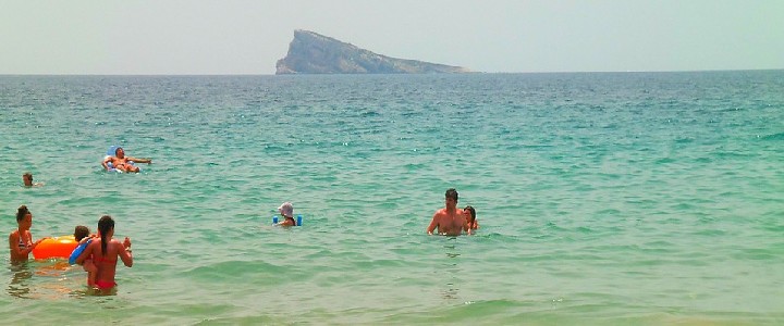 Baignade à Benidorm