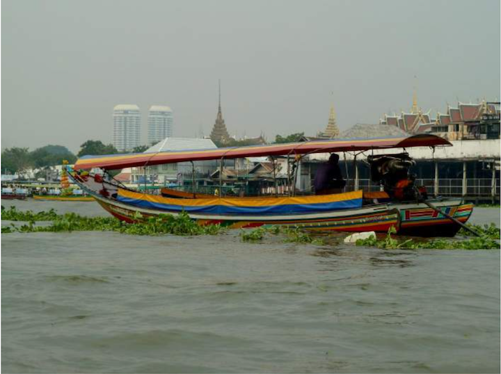 marchés flottants à Bangkok